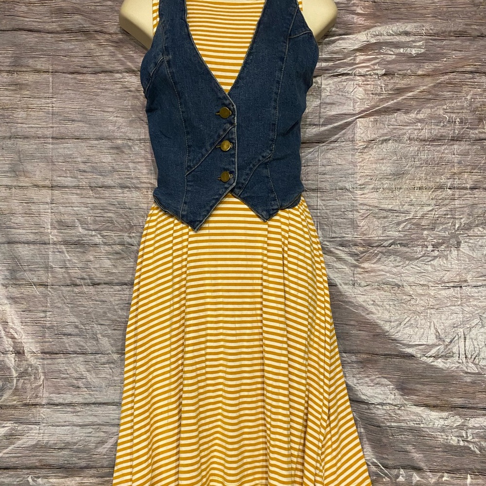 Old Navy Striped Swing Dress